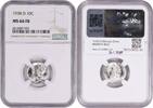 US Dime 1938-D Mercury Silver Dime MS66FB NGC None -