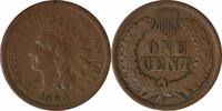 US Cent 1864 Indian Cent L on Ribbon VG Uncertified None -