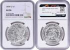 US 1894-O Morgan Silver Dollar AU58 NGC None Dollar 1894 O AU