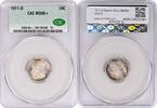 US Dime 1911-D Barber Silver Dime MS66+ CACG None -