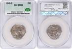 US Quarter 1940-D Washington Silver Quarter MS66 CACG None -