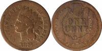 US Cent 1875 Indian Cent G Uncertified None -