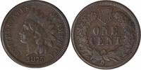 US Cent 1875 Indian Cent VG Uncertified None -