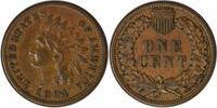 US Cent 1884 Indian Cent EF Uncertified None -