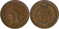US Cent 1885 Indian Cent EF Uncertified None -