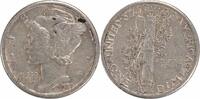 US Dime 1927 Mercury Silver Dime Choice EF Uncertified None -