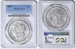 US 1893 No Mint Mark 1893 Morgan Silver Dollar AU53 PCGS None AU