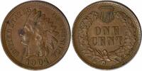 US Cent 1904 Indian Cent AU Uncertified None -