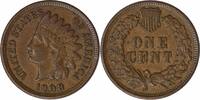 US Cent 1908 Indian Cent EF Uncertified None -