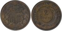 US Two Cent 1870 Two Cent Piece F Uncertified None -