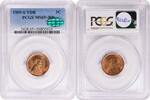 US 1909 S 1909-S VDB Lincoln Cent MS65+RD PCGS (CAC) CAC