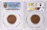 US Token 1863 Civil War Token Store Card NY F-630Z-1a Fr. Freise MS62BN PCGS -