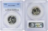US Quarter 1955 Washington Quarter PR67 PCGS None -