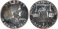 US Half Dollar 1963 Franklin Silver Half Dollar PR65 Uncertified #949 None -