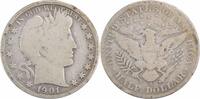 US Half Dollar 1901-S Barber Silver Half Dollar VG Uncertified #1155 None -