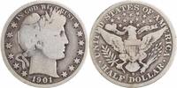 US Half Dollar 1901-S Barber Silver Half Dollar VG Uncertified #1156 None -