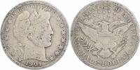 US Half Dollar 1901-S Barber Silver Half Dollar VG Uncertified #1203 None -