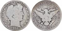 US Half Dollar 1900-S Barber Silver Half Dollar G Uncertified None -