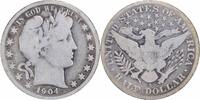 US Half Dollar 1904-S Barber Silver Half Dollar VG Uncertified #331 None -