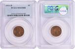 US Cent 1911-D Lincoln Cent MS65RB PCGS None -