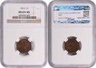 US Cent 1914 Lincoln Cent MS65+BN NGC None -