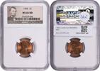 US Cent 1955 Lincoln Cent MS66RD NGC None -