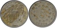 US Nickel 1882 Shield Nickel EF Uncertified None -