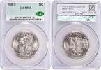 US Half Dollar 1939-S Walking Liberty Silver Half Dollar MS66 CACG None -
