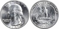US Quarter 1941-S Washington Silver Quarter MS65 Uncertified None -
