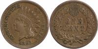 US Cent 1863 Indian Cent Choice EF Uncertified None -