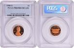 US Cent 1980-S Lincoln Cent PR69RD DCAM PCGS None -