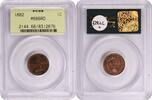 US Cent 1882 Indian Cent MS66RD PCGS None -