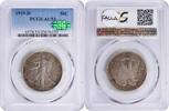 US Half Dollar 1919-D Walking Liberty Silver Half Dollar AU53 PCGS (CAC) CAC -