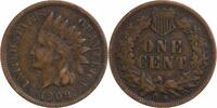 US Cent 1908-S Indian Cent VF Uncertified #605 None -