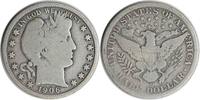 US Half Dollar 1906-O Barber Silver Half Dollar VG Uncertified None -