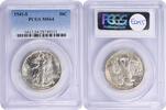 US Half Dollar 1941-S Walking Liberty Silver Half Dollar MS64 PCGS None -