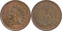 US Cent 1901 Indian Cent MS63 Uncertified None -