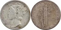 US Dime 1927-D Mercury Silver Dime EF Uncertified #1127 None -