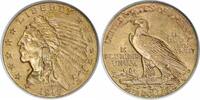 US Two and a Half Dollar 1915 $2.50 Gold Indian AU58 Uncertified #1013 None -