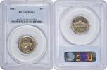 US Nickel 1954 Jefferson Nickel MS65 PCGS None -