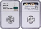 US Dime 1942-S Mercury Silver Dime MS66FB NGC (CAC) CAC -