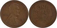 US Cent 1914-D Lincoln Cent Choice VF Uncertified #154 None -