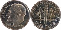 US Dime 1960 Roosevelt Silver Dime DDR 3-R-II PR64 Uncertified None -