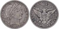 US Half Dollar 1902-S Barber Silver Half Dollar EF Uncertified #647 None -
