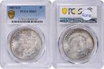 US Dollar 1887/6-O Morgan Silver Dollar MS63 PCGS None -