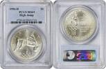 US Dollar 1996-D High Jump Commemorative Silver Dollar MS69 PCGS None -
