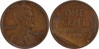 US Cent 1911-D Lincoln Cent Choice EF Uncertified None -