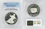 US Dollar 1997-S Jackie Robinson Commemorative Silver Dollar PR70DCAM PCGS None -