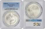 US Dollar 1996-D Tennis Commemorative Silver Dollar MS70 PCGS None -