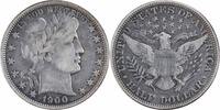 US Half Dollar 1900 Barber Silver Half Dollar VF Uncertified #237 None -